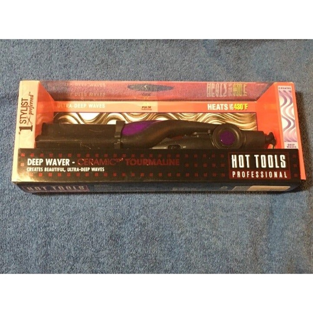 HOT TOOLS ULTRA DEEP WAVES SOFT`SHINY`HEALTHY HAIR CERAMIC TOURMALINE